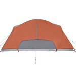 vidaXL Tente familiale Crossvent 8 personnes orange imperméable