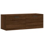 vidaXL Armoire murale chêne marron 100x36 5x35 cm bois d'ingénierie