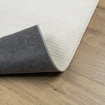 vidaXL Tapis IZA poils courts style scandinave crème 100x200 cm