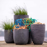 Capi Pot à fleurs Waste Rib 46x58 cm Gris