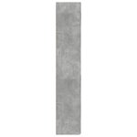 vidaXL Armoire de rangement gris béton 80x42 5x225cm bois d'ingénierie