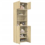 vidaXL Armoire de rangement chêne sonoma 70x42 5x225 cm