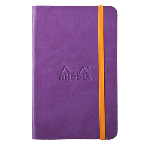 RHODIARAMA - Webnotebook A6 VIOLET 192p uni pap ivoire Clf 90g ferm. élast. RHODIA