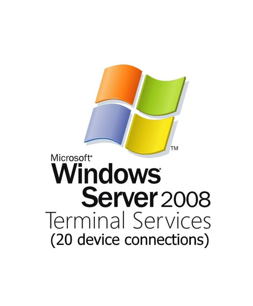 Microsoft Windows Server 2008 Terminal Services (20 device connections) - Clé licence à télécharger