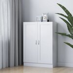 vidaXL Bibliothèque Blanc 82 5x30 5x115 cm Bois d'ingénierie