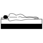 vidaXL Surmatelas de sommier tapissier 200x180x5 cm