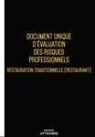 Document Unique d'évaluation des risques professionnels métier (Pré-rempli) : Restauration Traditionnelle (Restaurant) 2025 UTTSCHEID