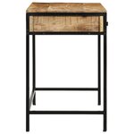 vidaXL Bureau 105x50x75 cm Bois massif Mangue