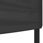 vidaXL Tente de réception pliable Anthracite 3x3 m