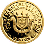Monnaie en or 10 francs g 0.5 millésime 2023 lion