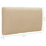 vidaXL Salon de jardin palette 4Pièces avec coussins pin imprégné de gris