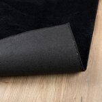 vidaXL Tapis OVIEDO à poils courts noir 60x110 cm
