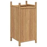vidaXL Jardinière 40x40x80 cm bambou