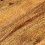vidaXL Dessus de table 110x40x3 8 cm ovale bois massif de manguier