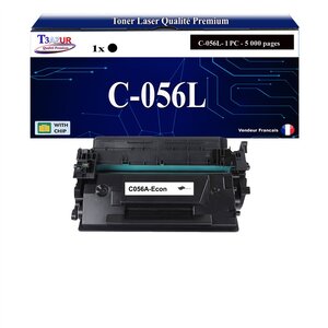 T3AZUR -Toner compatible avec Canon 056L (3006C002) pour Canon i-SENSYS LBP320 LBP325x MF540 MF542x MF543x