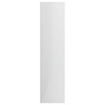 vidaXL Bibliothèque Blanc brillant 50x25x106 cm Bois d’ingénierie
