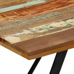 vidaXL Table à manger 140x80x76 cm Bois de récupération massif