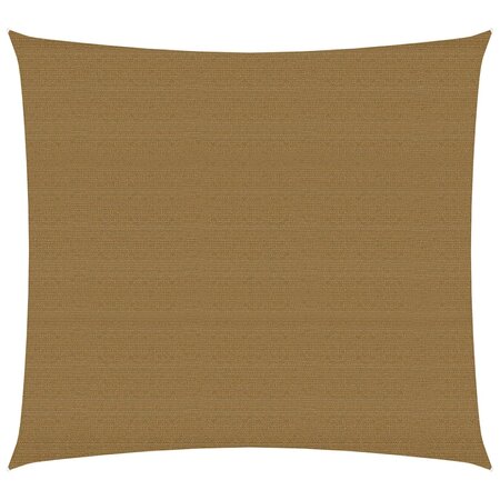 vidaXL Voile d'ombrage 160 g/m² Taupe 2 5x3 m PEHD
