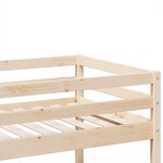 vidaXL Lit superposé 80x200 cm Bois de pin massif