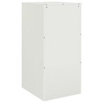 vidaXL Buffet blanc 34 5x39x73 cm acier