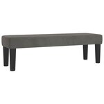 vidaXL Sommier à lattes de lit et matelas Gris foncé 200x200cm Velours