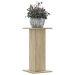 vidaXL Supports pour plantes 2 Pièces chêne sonoma bois d'ingénierie
