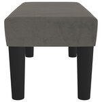 vidaXL Banc Gris foncé 70x30x30 cm Velours