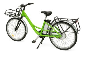 Vélo électrique du facteur, reconditionné - Taille normale - Kaki / Noir