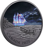 Pièce de monnaie en Argent 50 Dollars g 157.6 Millésime 2022 CANADIAN GHOST SHIP