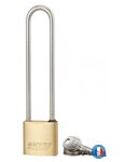 THIRARD - Cadenas à clé Mach 3  laiton  extérieur  anse haute acier  40mm  2 clés