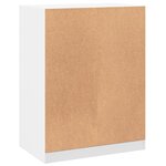 vidaXL Garde-robe blanc 77x48x102 cm bois d'ingénierie