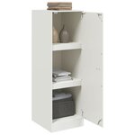 vidaXL Buffet blanc 34 5x39x107 cm acier