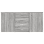 vidaXL Buffets 3 Pièces sonoma gris 60x31x84 cm bois d'ingénierie