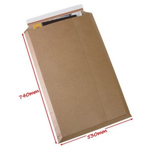 50x grandes enveloppes cartonnées 530x740mm PS.4061