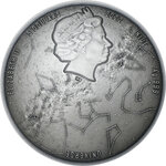 Pièce de monnaie en argent 5 dollars g 62.2 (2 oz) millésime 2022 universe milky way