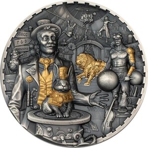 Pièce de monnaie en Argent 20 Dollars g 93.3 (3 oz) Millésime 2024 Steampunk CARNIVAL