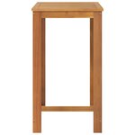 vidaXL Ensemble de bar de jardin 3 Pièces Bois d'acacia solide