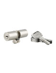 THIRARD - Cylindre adaptateur rond T2 FIC  41x41 mm  diamètre 26mm  4 clés
