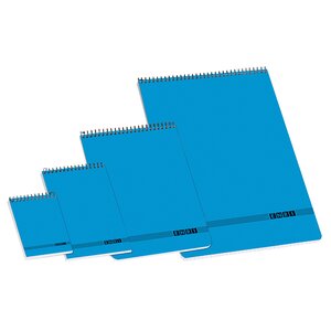 LOT de 10 Cahier à spirale Enri Office 8º 4x4 - Format pratique - Grille 4x4 - Idéal pour le bureau