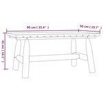 vidaXL Ensemble de salon de jardin 3 Pièces bois massif d'épicéa