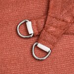 vidaXL Voile d'ombrage 160 g/m² Terre cuite 3x6 m PEHD