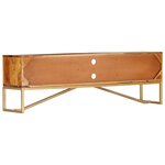 vidaXL Meuble TV 140x30x45 cm Bois de Sesham massif