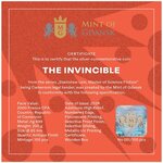 Pièce de monnaie en Argent 2000 Francs g 200 Millésime 2024 Stanislaw Lem Master of Science Fiction INVINCIBLE