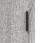vidaXL Buffet haut Sonoma gris 69 5x34x180 cm Bois d'ingénierie