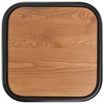 vidaXL Tabourets de bar lot de 2 noir pinède solide et acier