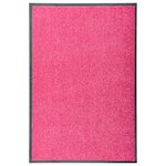 vidaXL Paillasson lavable Rose 60x90 cm