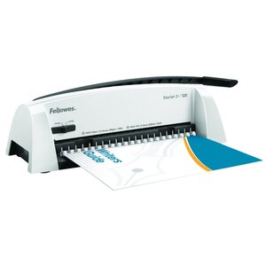Perforelieur manuel Starlet 2+ 12 feuilles A4 Blanc/Gris Foncé FELLOWES