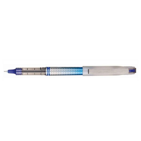 Roller encre liquide EYE UB187S pointe aiguille moyenne 0,7mm Bleu x 12 UNI-BALL