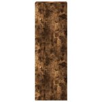 vidaXL Buffet chêne fumé 30x41x124 cm bois d'ingénierie