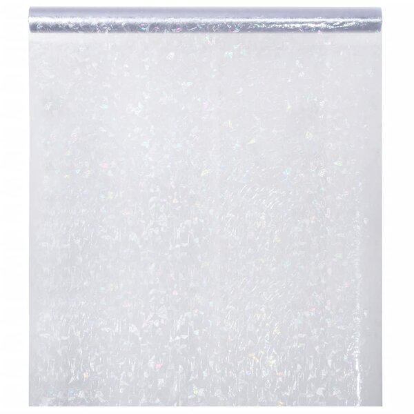 vidaXL Film pour fenêtre dépoli motif arc-en-ciel 3D 60x2000 cm PVC